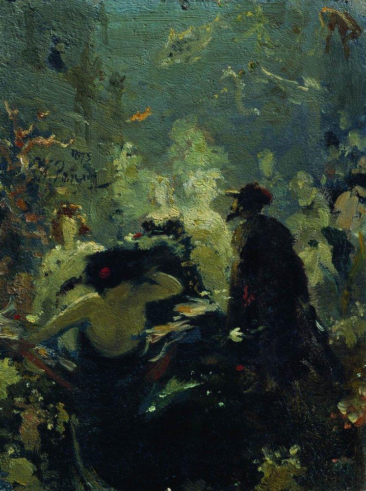 Sadko dans le royaume sous-marin. - Ilya Repin