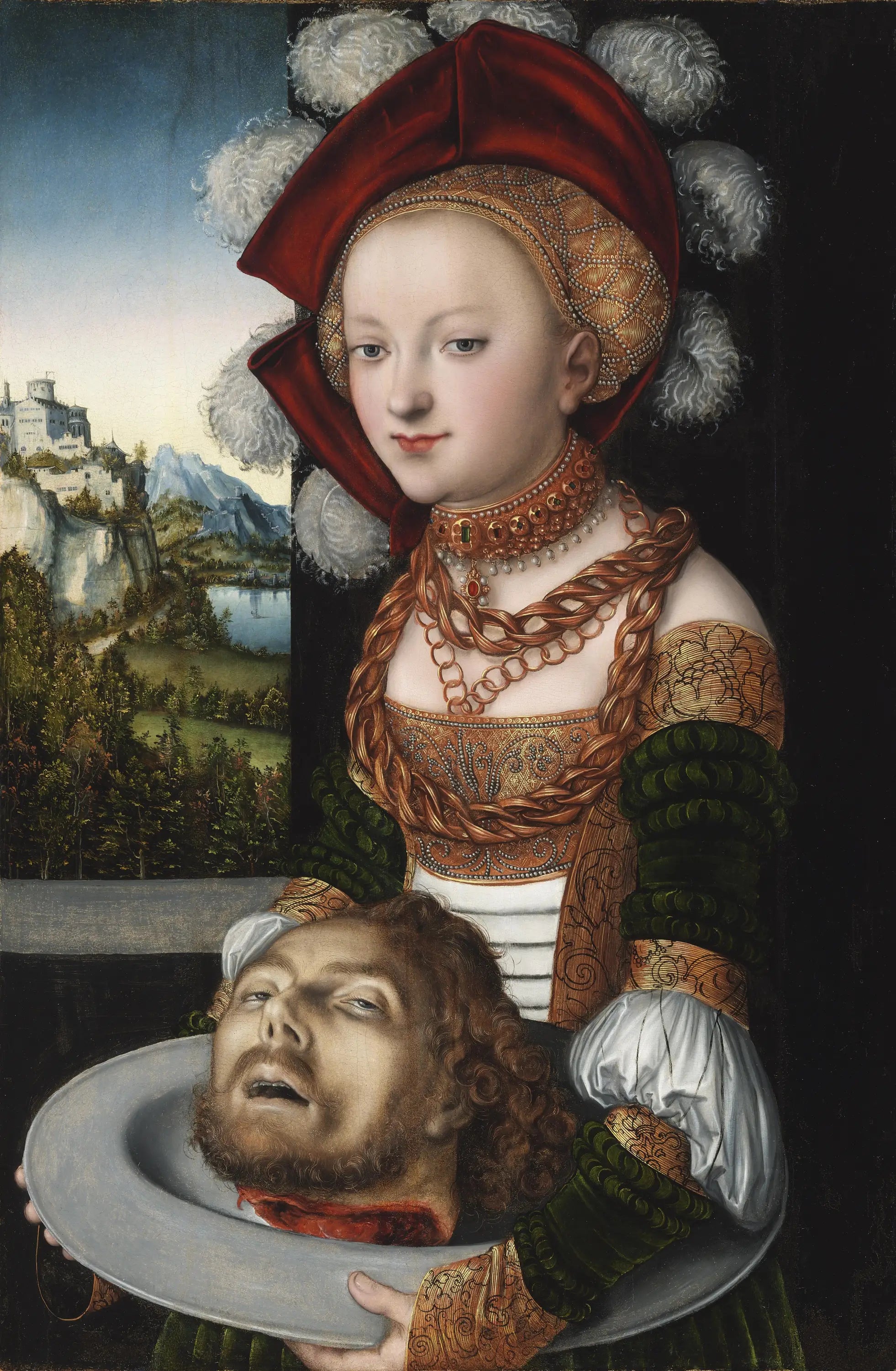 Salomé avec la tête de Saint Jean-Baptiste - Lucas Cranach the Elder - Alpha Reproduction