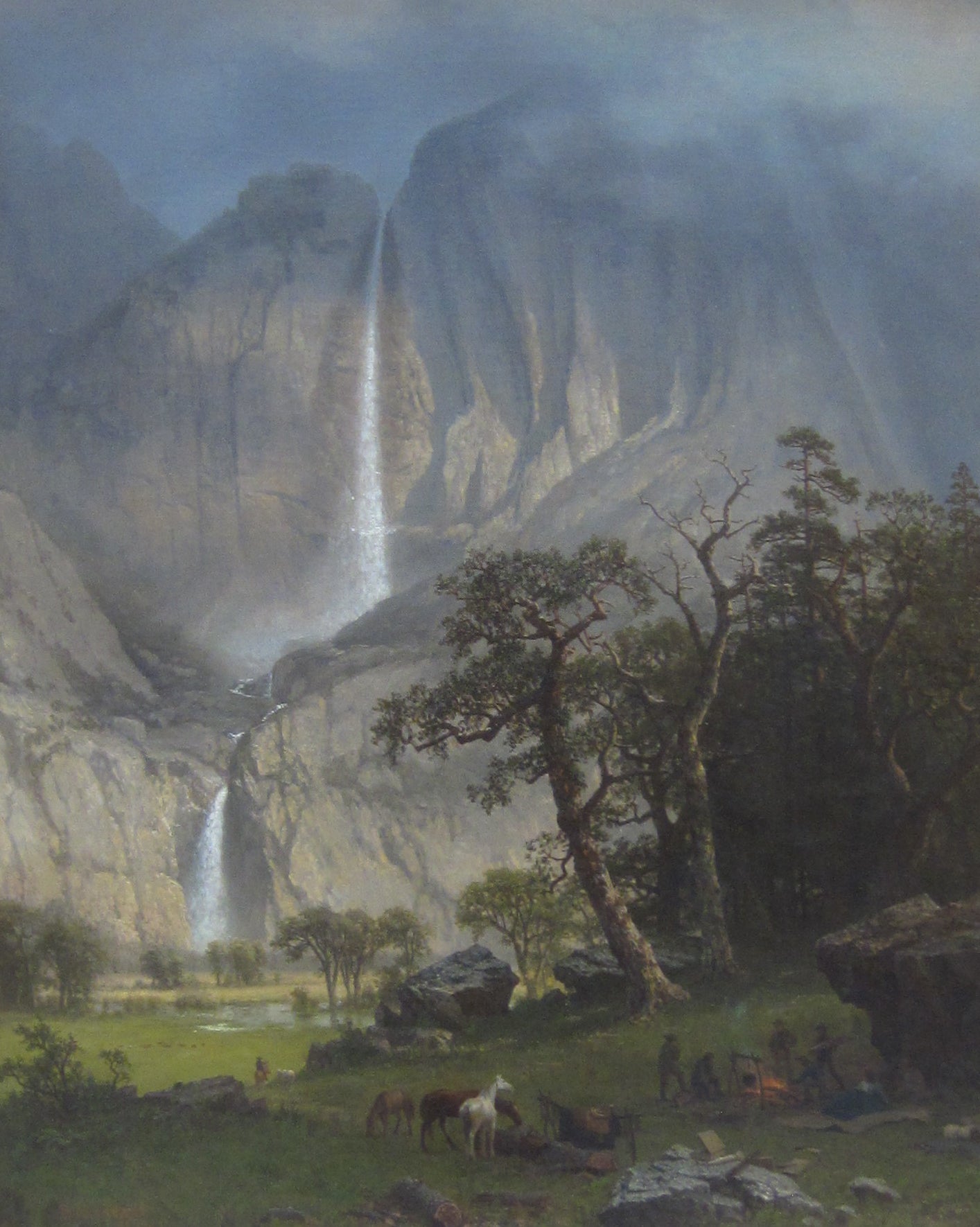 Cho-looke, la chute de Yosemite - Albert Bierstadt