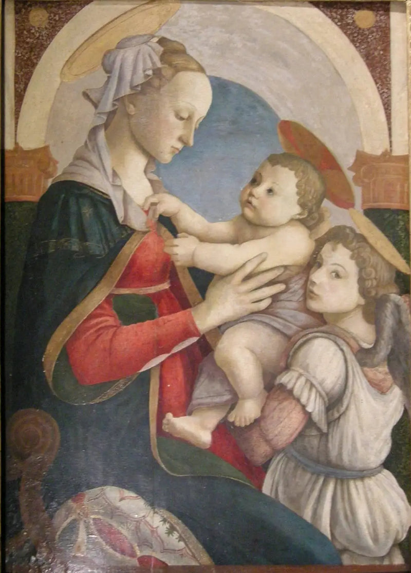 La Vergine con Bambino e un angelo - Sandro Botticelli