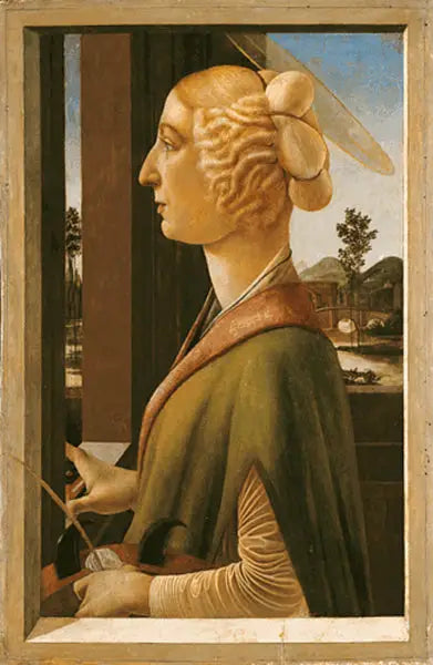 Ritratto di una donna (con gli attributi di santa Caterina d'Alessandria) - Sandro Botticelli