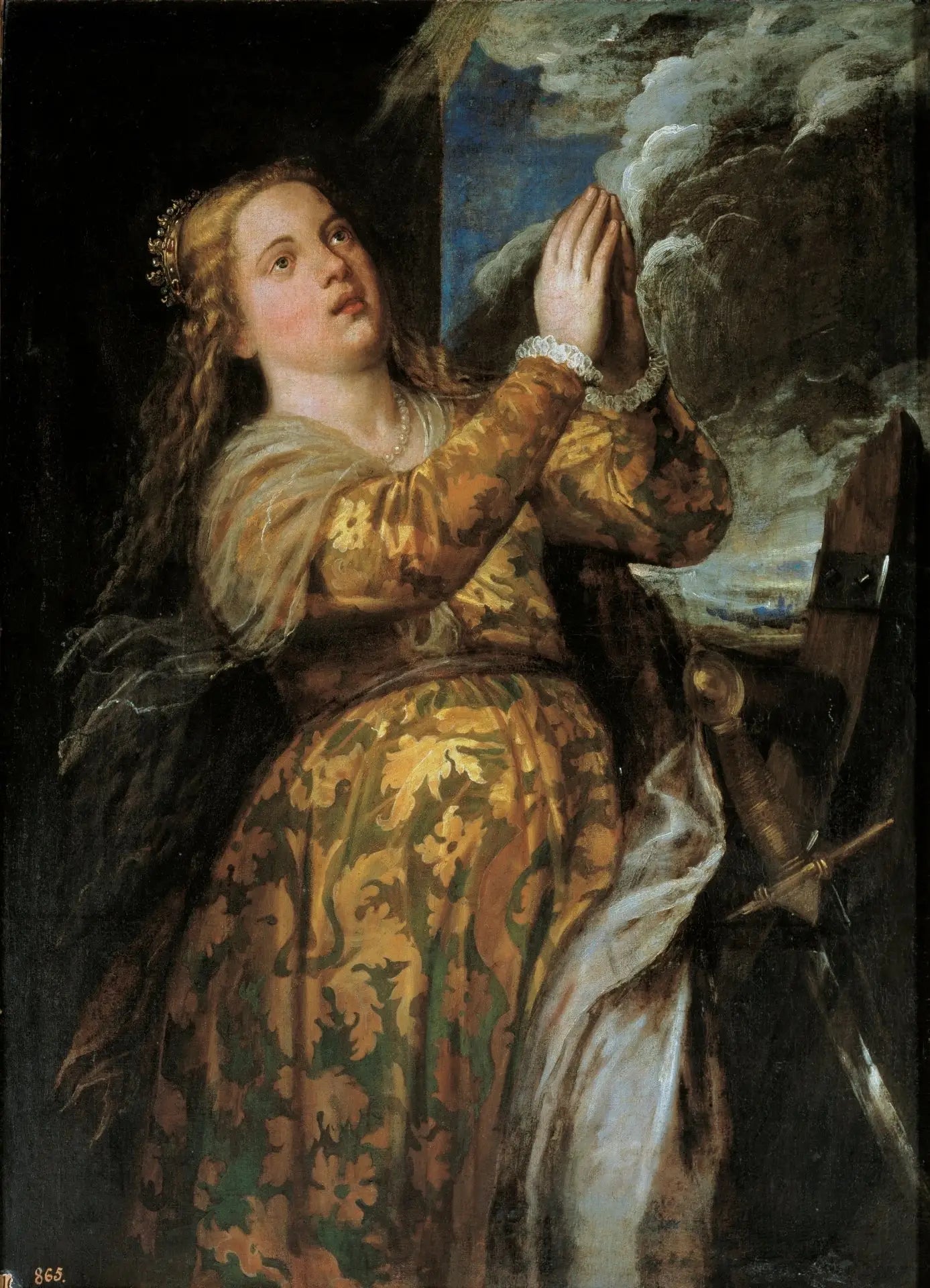 Sainte Catherine d’Alexandrie - Titian - Alpha Reproduction