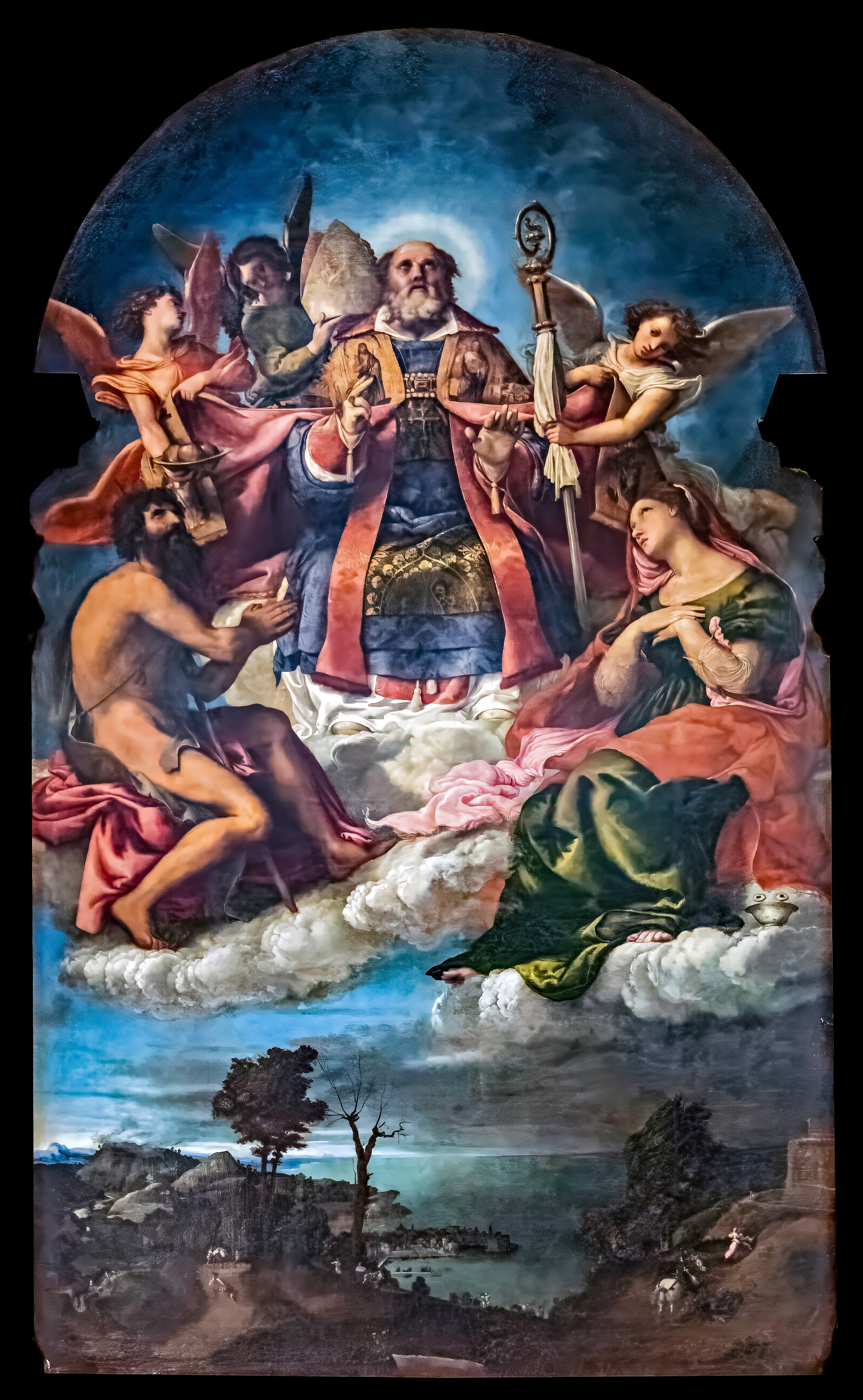 Saint Nicolas en gloire - Lorenzo Lotto - Alpha Reproduction