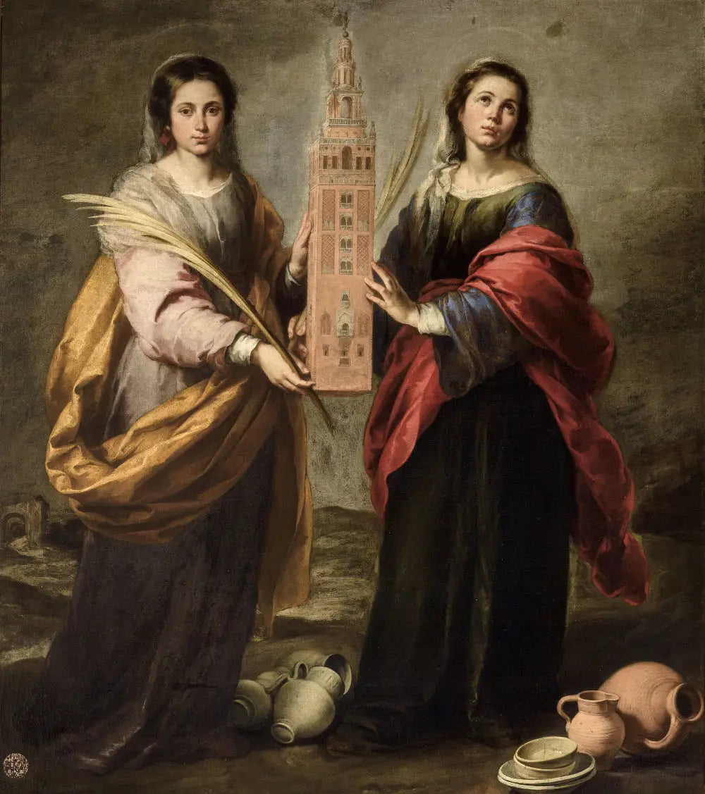 Sainte Justa et Sainte Rufina - Bartolomé Esteban Murillo - Alpha Reproduction