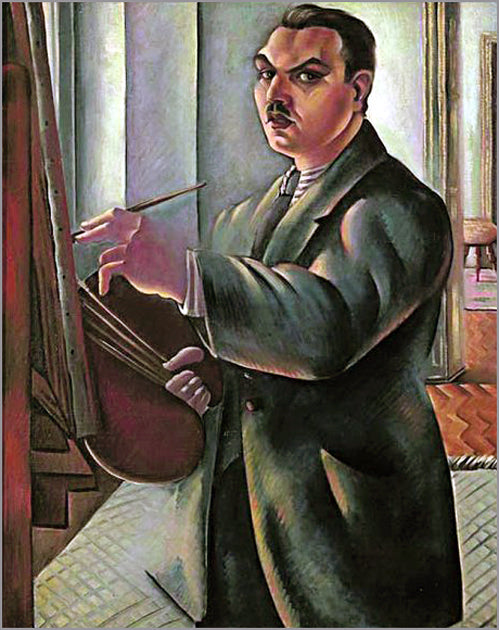 Autoportrait, Sava Šumanović, 1925, huile sur toile