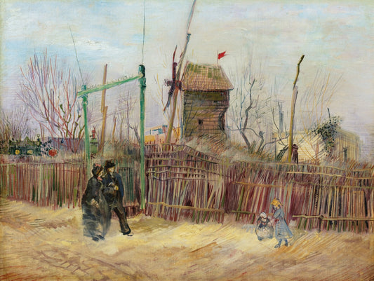 🎡Scène de rue à Montmartre Vincent van Gogh (1887)