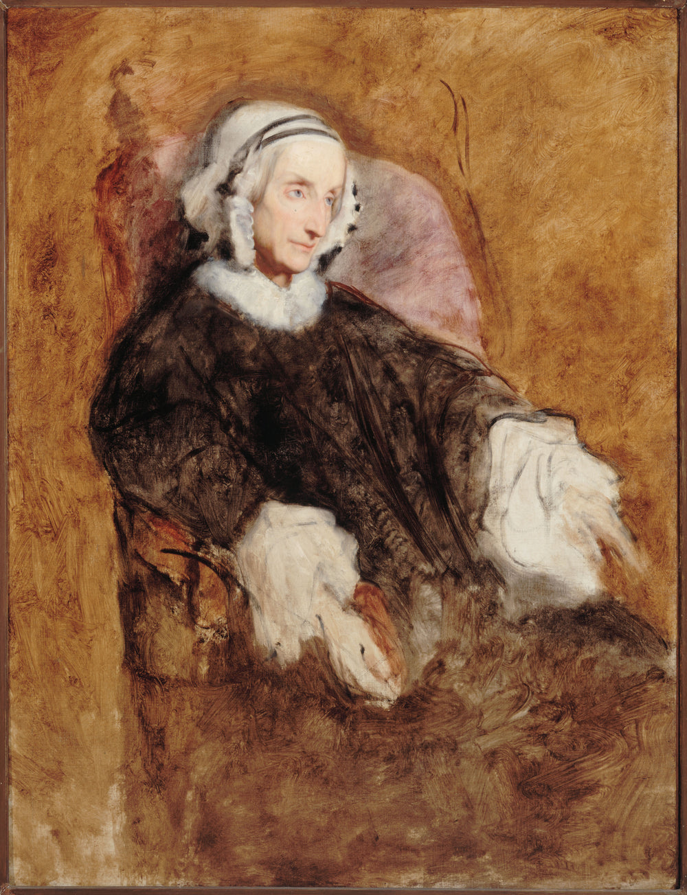 Portrait de la Reine Marie-Amélie en Deuil - Ary Scheffer - Alpha Reproduction