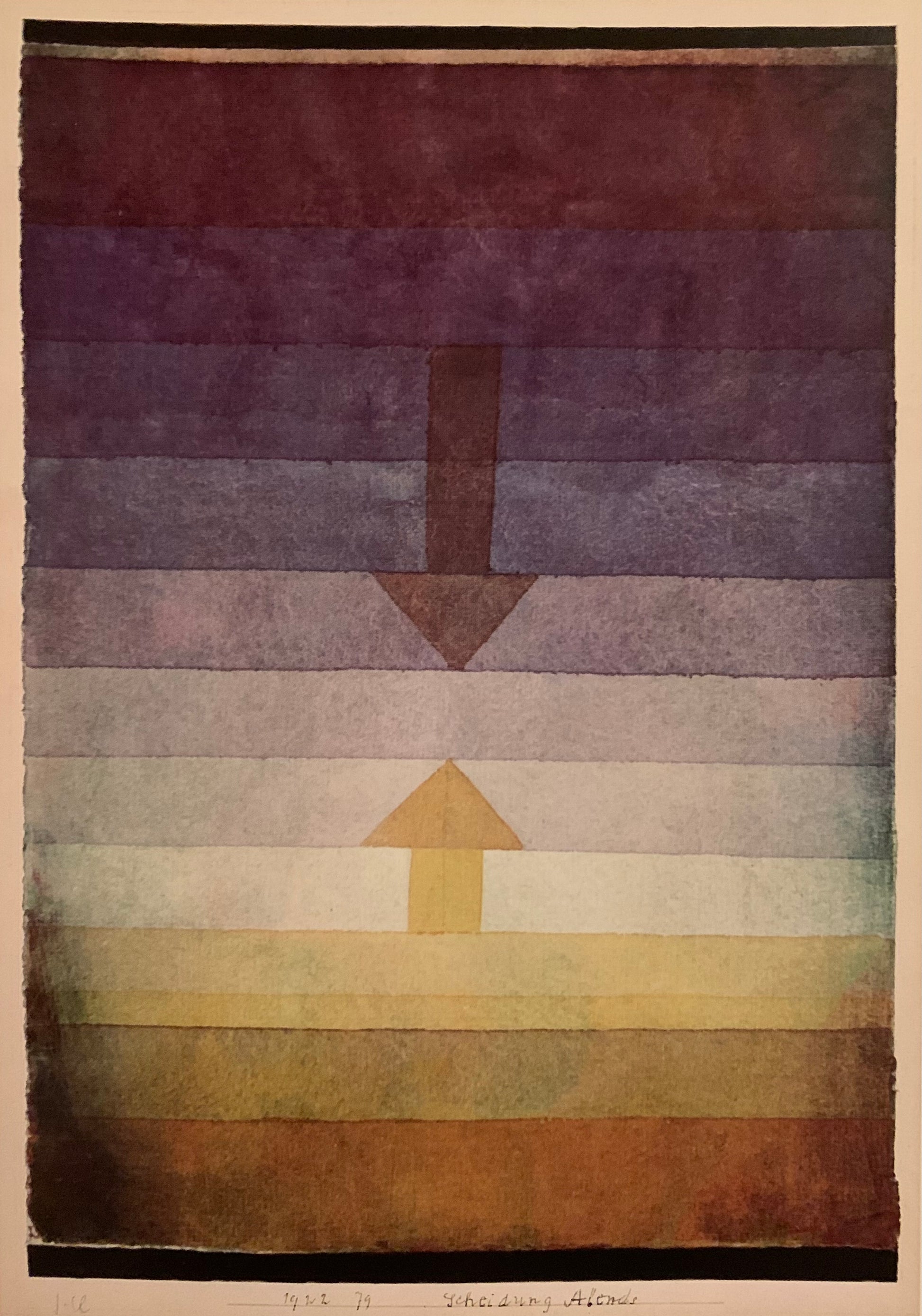 Séparation, le soir - Paul Klee