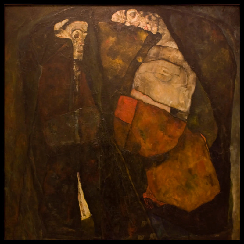 Morte e Giovane Donna - Egon Schiele