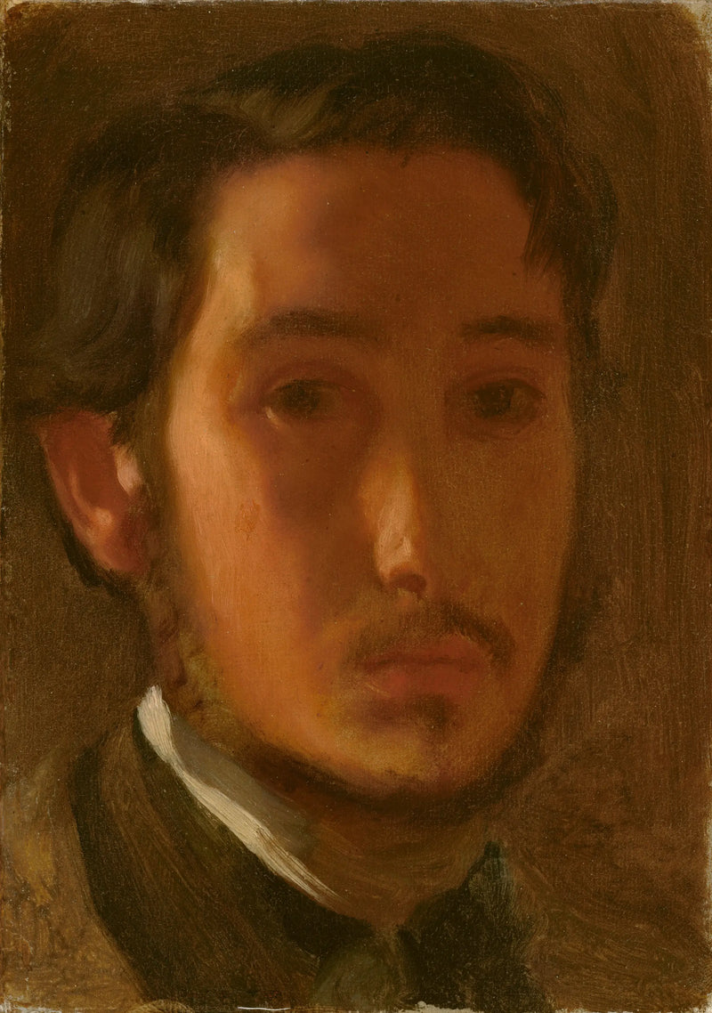 Autoritratto con colletto bianco - Edgar Degas