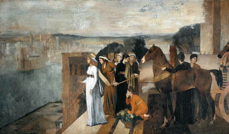 Semiramide che costruisce Babilonia - Edgar Degas