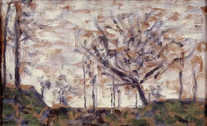 Alberi, inverno - Georges Seurat
