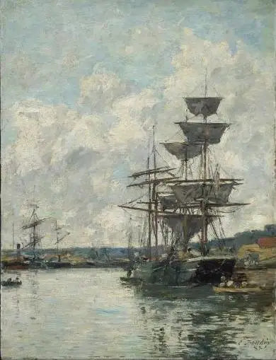 Barche ad Havre - Eugène Boudin