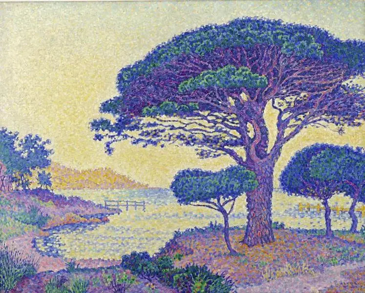 Saint-Tropez, i pini parasole ai Canoubiers - Paul Signac