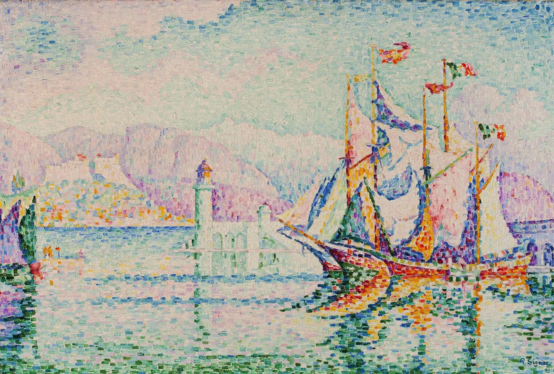 Antibes - La mattina. - Paul Signac