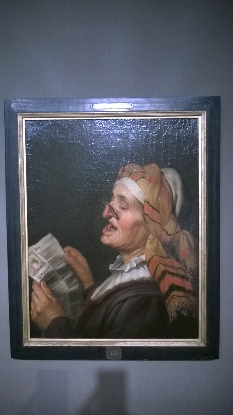Una vecchia donna che canta - Gerrit van Honthorst