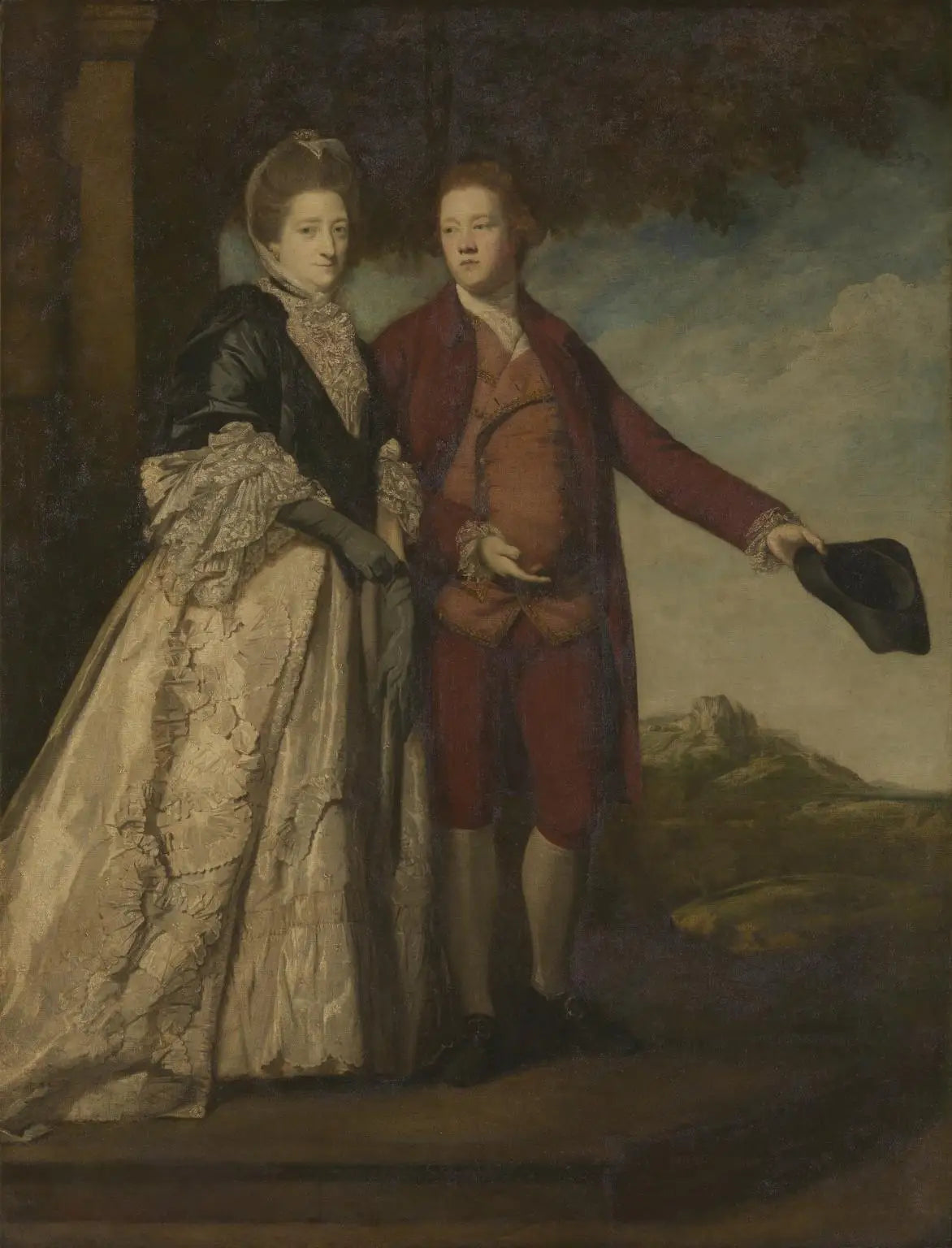 Sir Watkin Williams-Wynn et sa mère - Joshua Reynolds - Alpha Reproduction