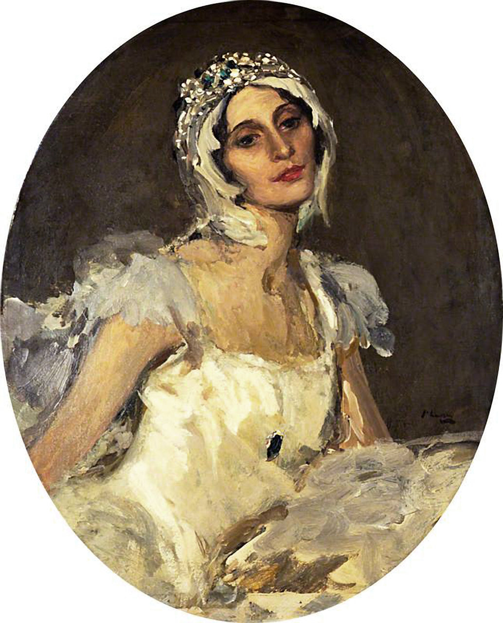 Anna Pavlova (1881–1931), dans le rôle du « Cygne mourant » - John Lavery
