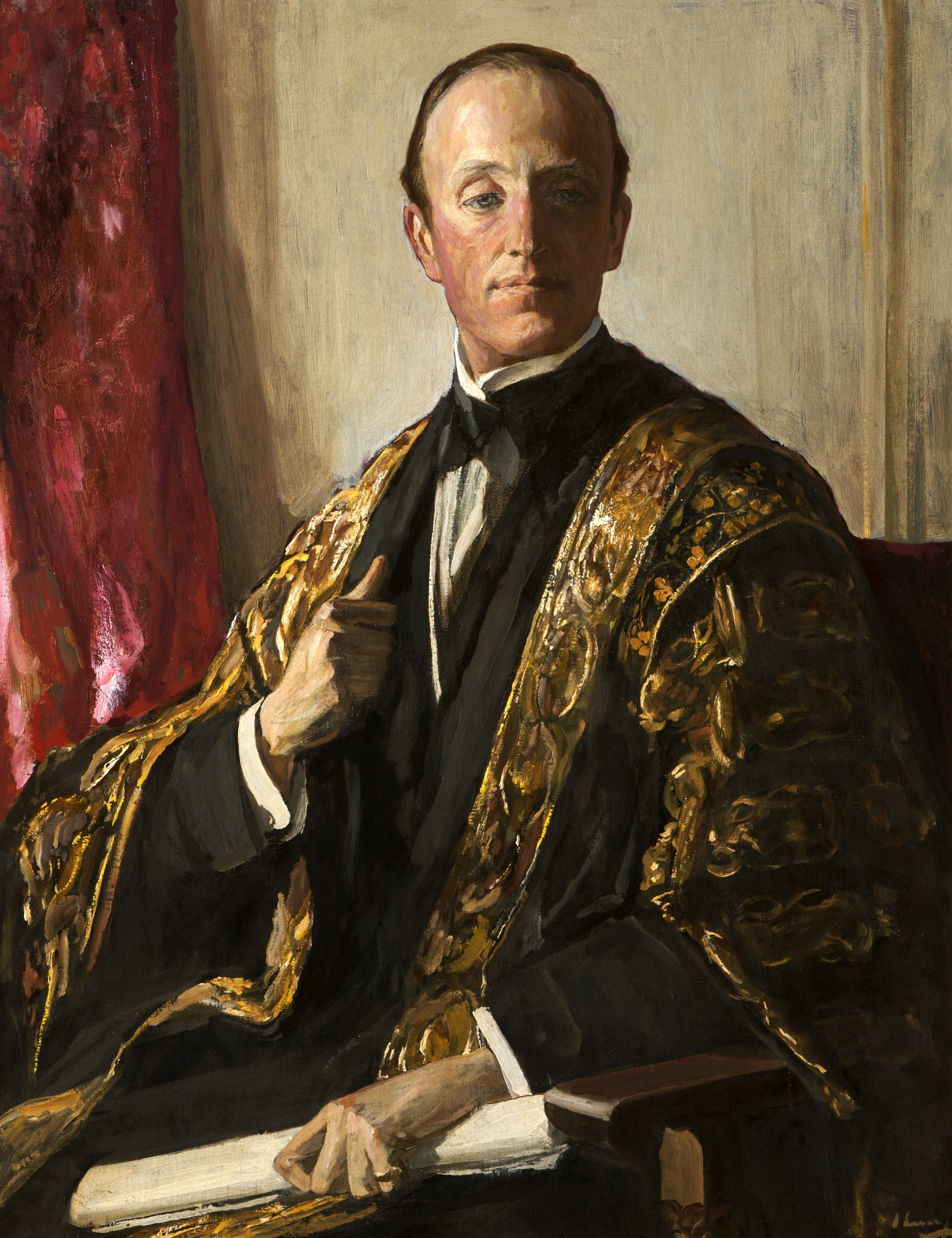 Le marquis de Londonderry (1878-1949), KG, chancelier de l'Université Queen's de Belfast - John Lavery