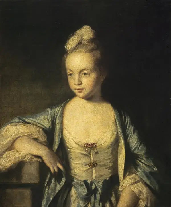Une petite fille (peut-être Lady Frances Scott plus tard Lady Douglas 1750 - 1817) - Joshua Reynolds - Alpha