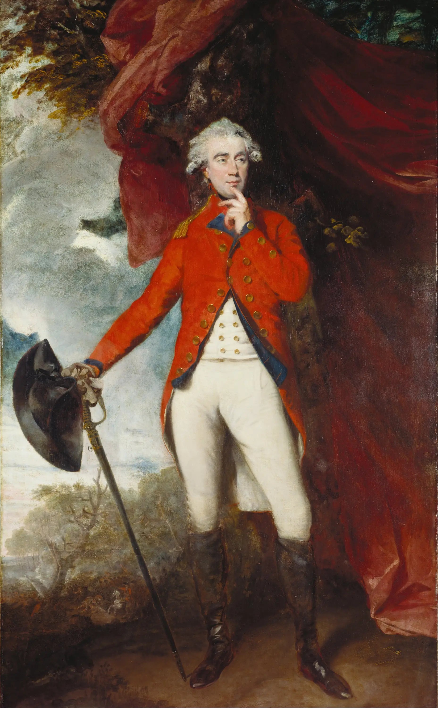Portrait de Francis Rawdon-Hastings Lord Moira - Joshua Reynolds - Alpha Reproduction