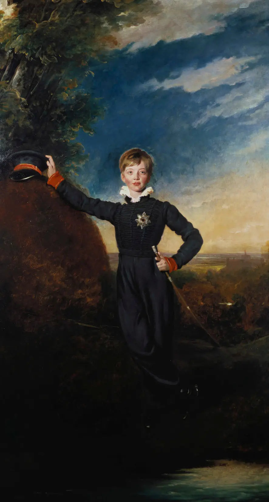 Le prince George de Cumberland (1819-1878) plus tard George V de Hanovre alors qu’il était encore enfant - Thomas