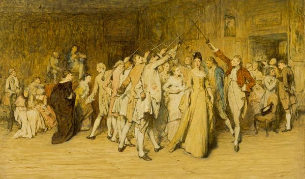 La Reine des épées, William Quiller Orchardson, 1877, peinture à l’huile