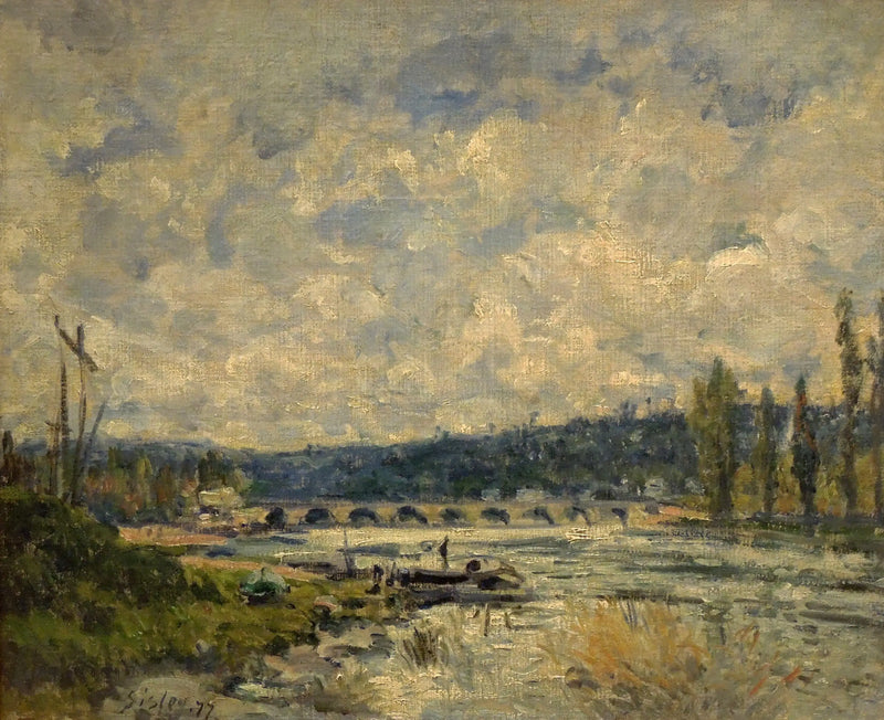 Il Ponte a Sèvres - Alfred Sisley