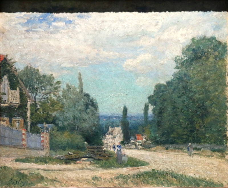 Via di Louveciennes - Alfred Sisley