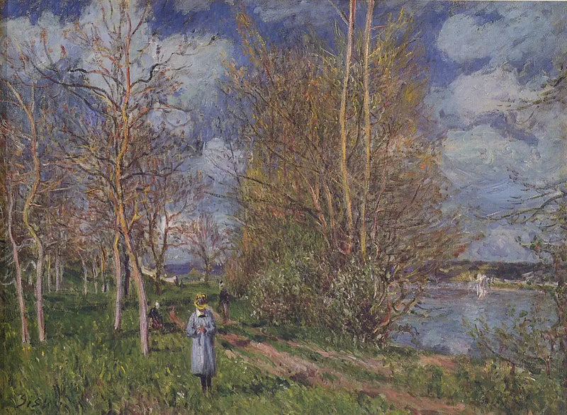 I Piccoli Prati in primavera, Di - Alfred Sisley