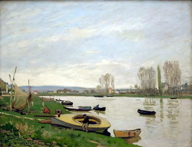 La Senna ad Argenteuil (1872) - Alfred Sisley