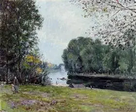 Un Tornante del Loing - Estate - Alfred Sisley