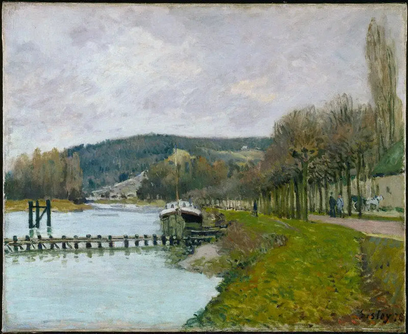 Le colline di Bougival - Alfred Sisley