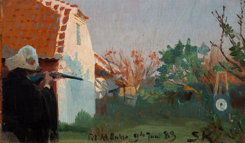 Skiveskydning. 9 giugno 1883 - Peder Severin Krøyer