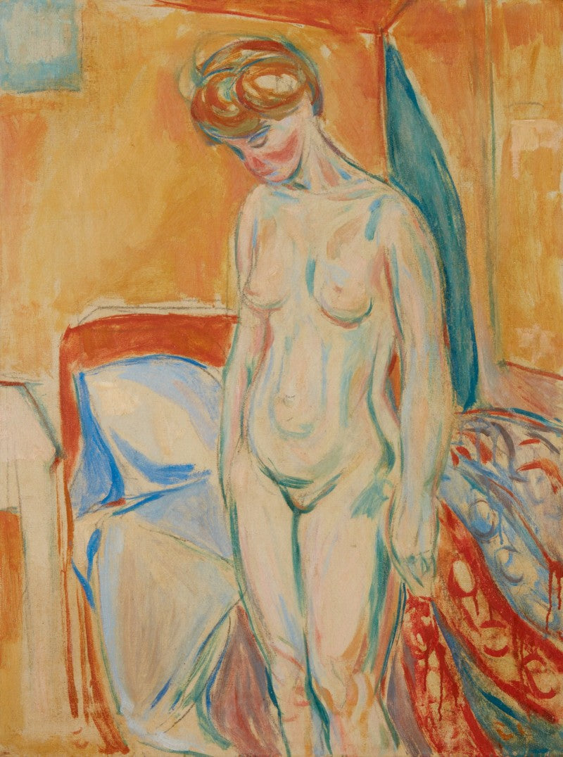 Reproduction du tableau « Nu debout - Edvard Munch » par Alpha Reproduction en peinture à l’huile