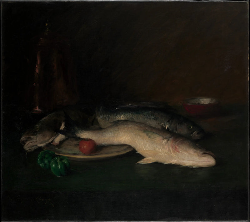 Natura morta: Pesce - William Merritt Chase
