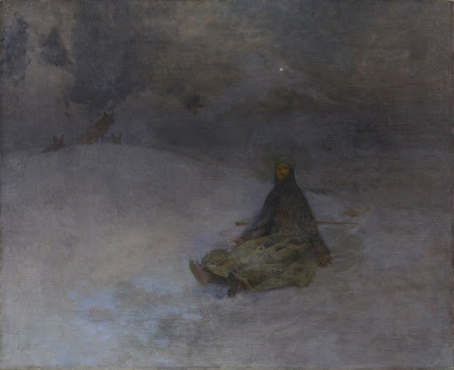 Studio per Donna nel deserto 2 - Alphonse Mucha