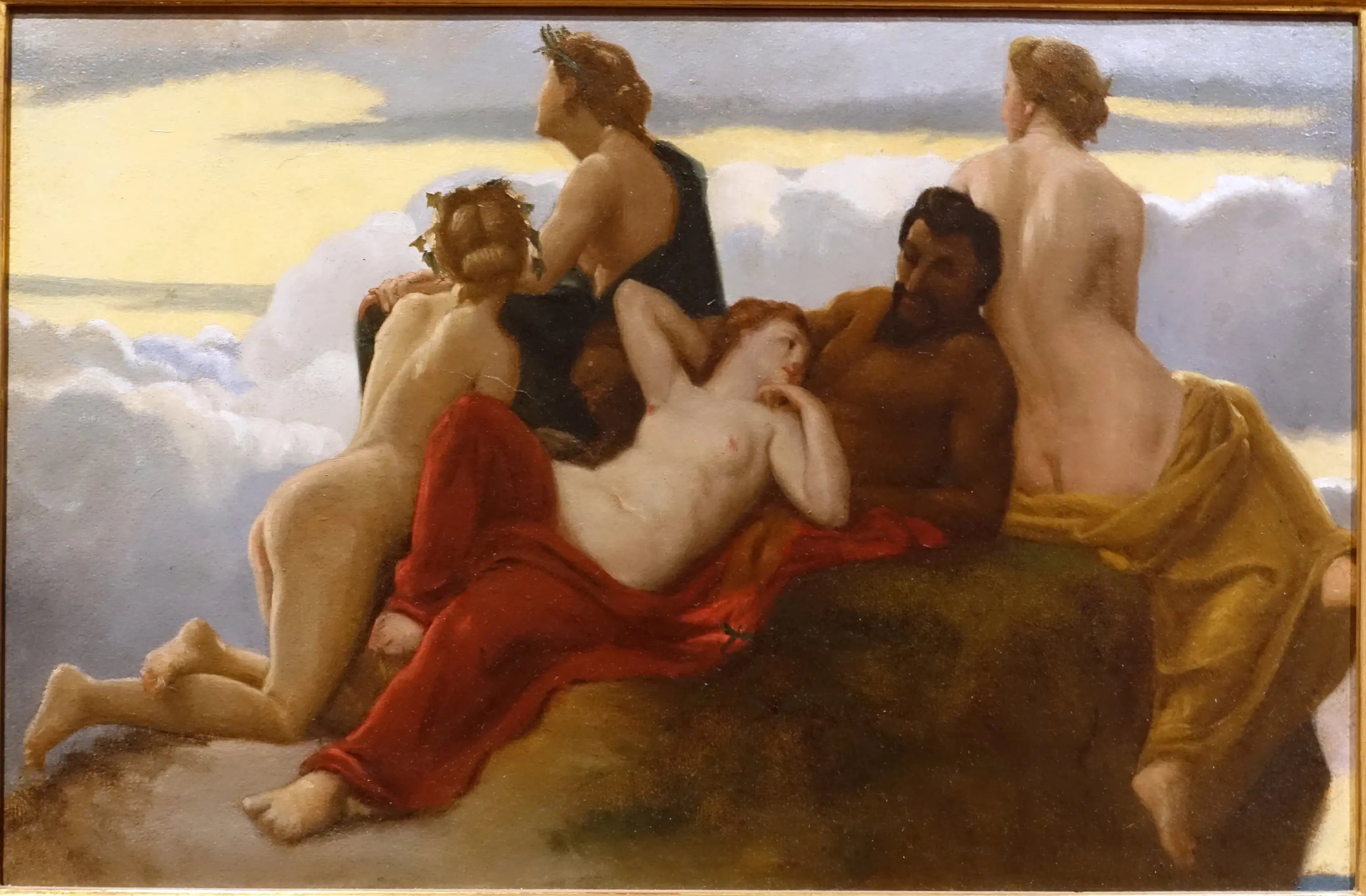 Reproduction du tableau « Étude pour le plafond de l'Opéra de Bordeaux - Bouguereau » par Alpha Reproduction en peinture à l’huile