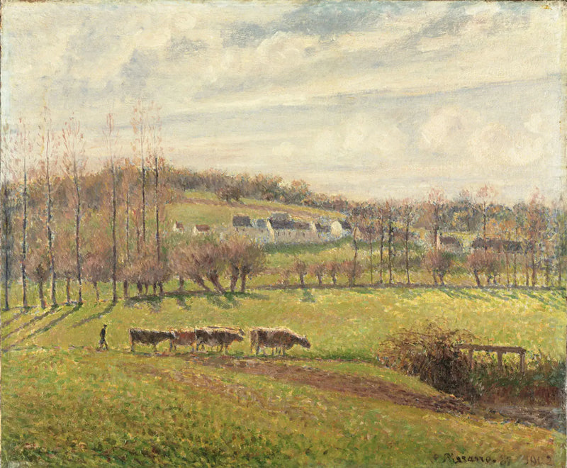 Paesaggio estivo, Éragny - Camille Pissarro