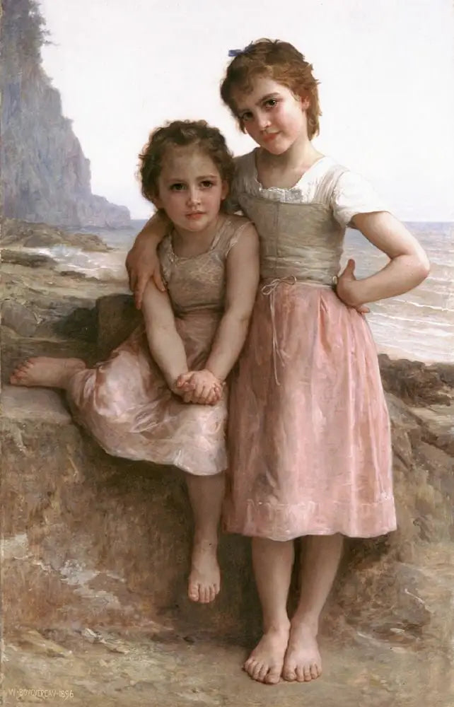 Sorelle sulla riva - Bouguereau