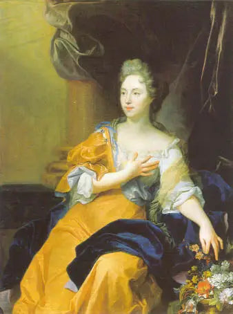 Ritratto di Suzanne de Boubers de Bernâtre, moglie di Balthasar Keller - Hyacinthe Rigaud