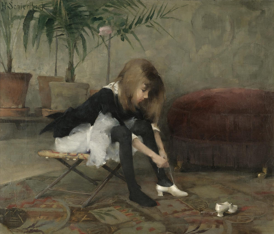 Dancing Shoes (1882) - Helene Schjerfbeck