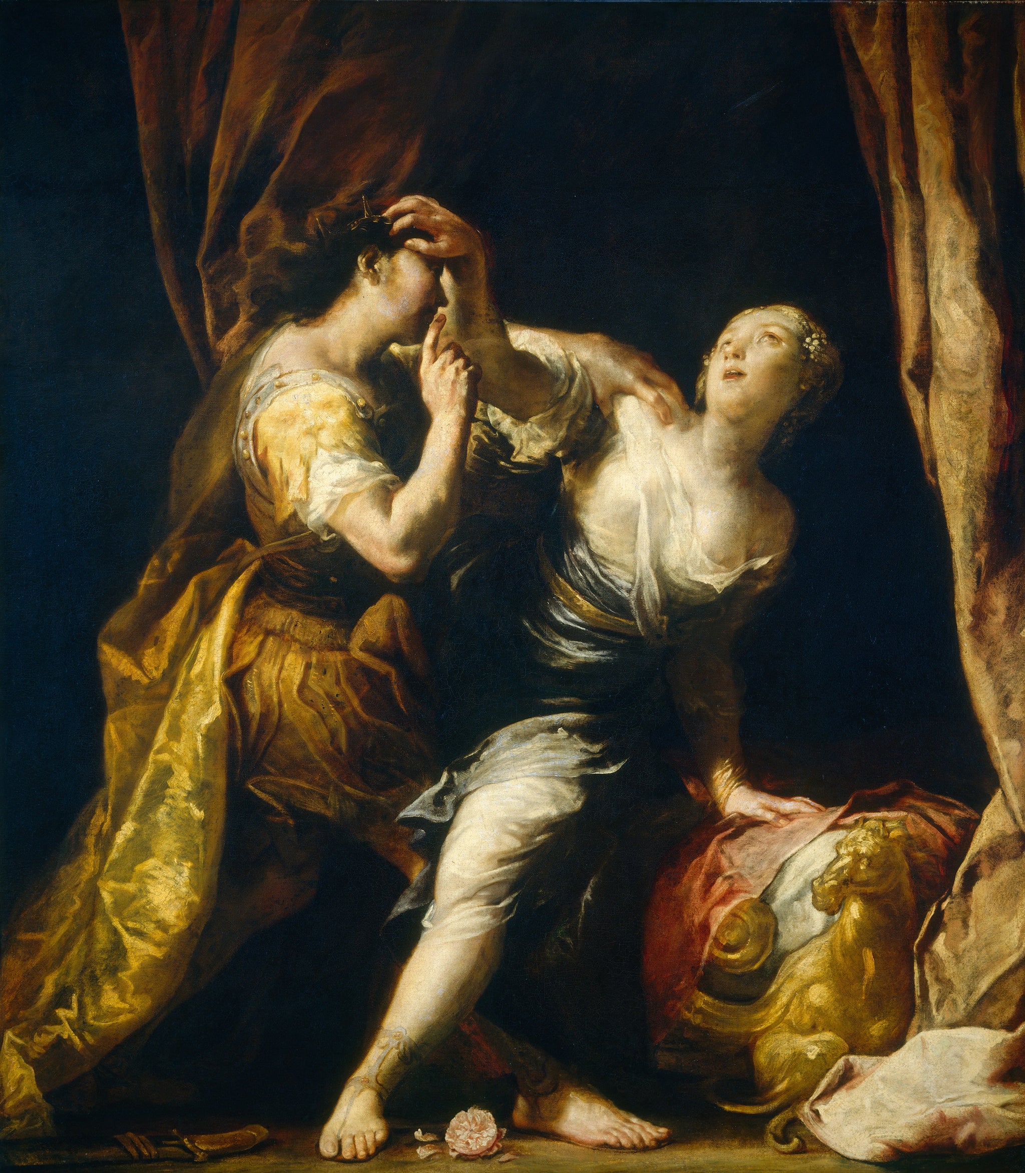 Tarquin et Lucrèce - Giuseppe Maria Crespi image 1 tableau peint à l’huile sur toile