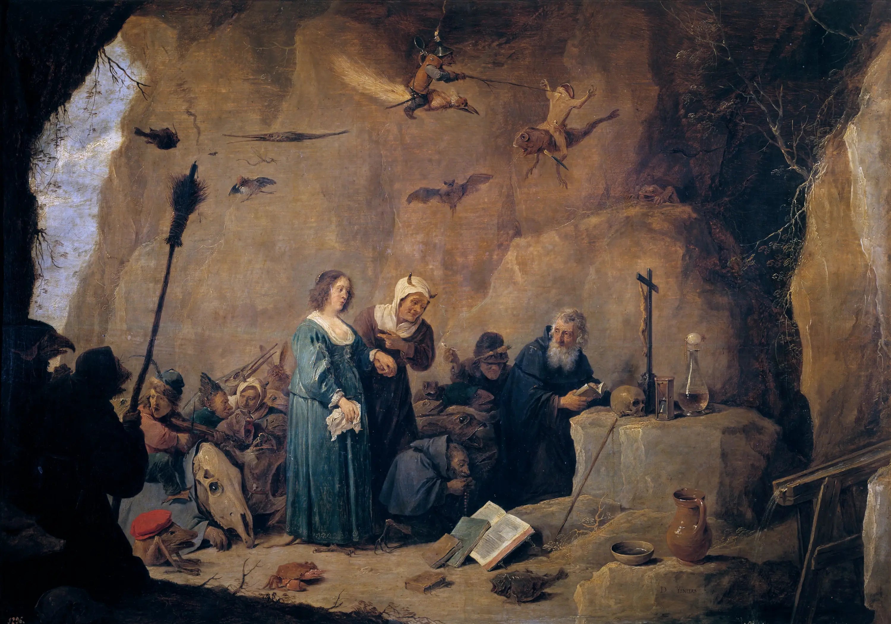 Les Tentations de Saint Antoine Abbé - David Teniers le Jeune - Alpha Reproduction