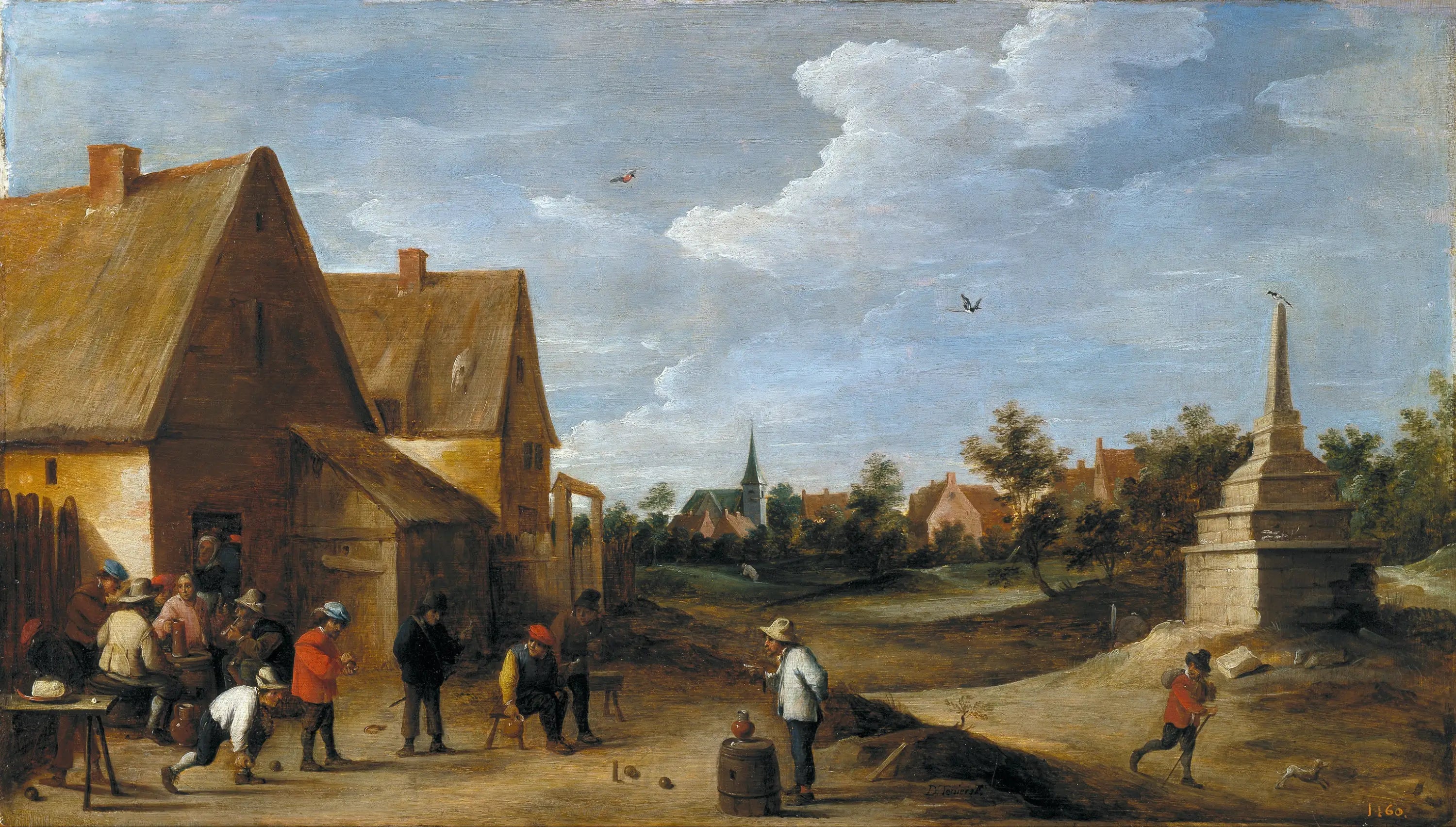 Le jeu de quilles - David Teniers le Jeune - Alpha Reproduction