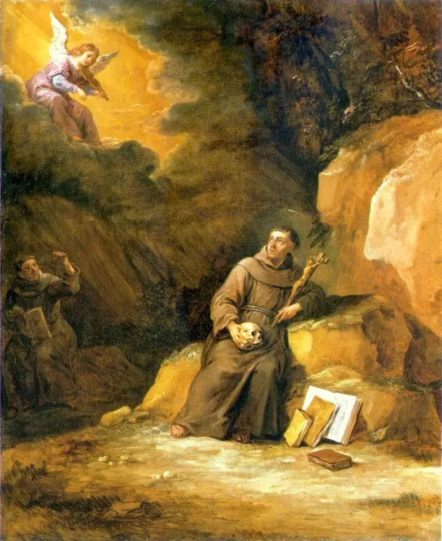 L’Extase de Saint-François. - David Teniers le Jeune - Alpha Reproduction