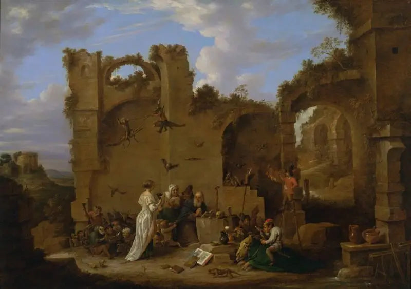 La Tentation de saint Antoine - David Teniers le Jeune - Alpha Reproduction