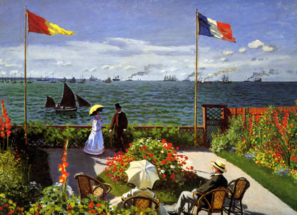 🌊 Terrazza a Sainte-Adresse – Claude Monet (1867)
