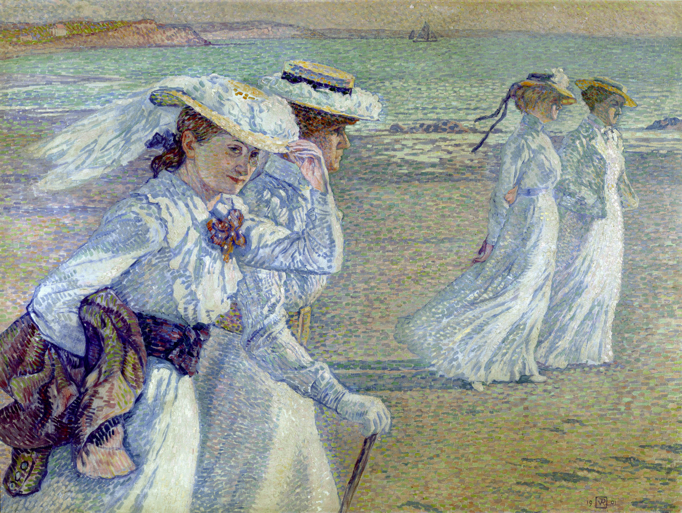 La promenade - Théo van Rysselberghe - Alpha Reproduction