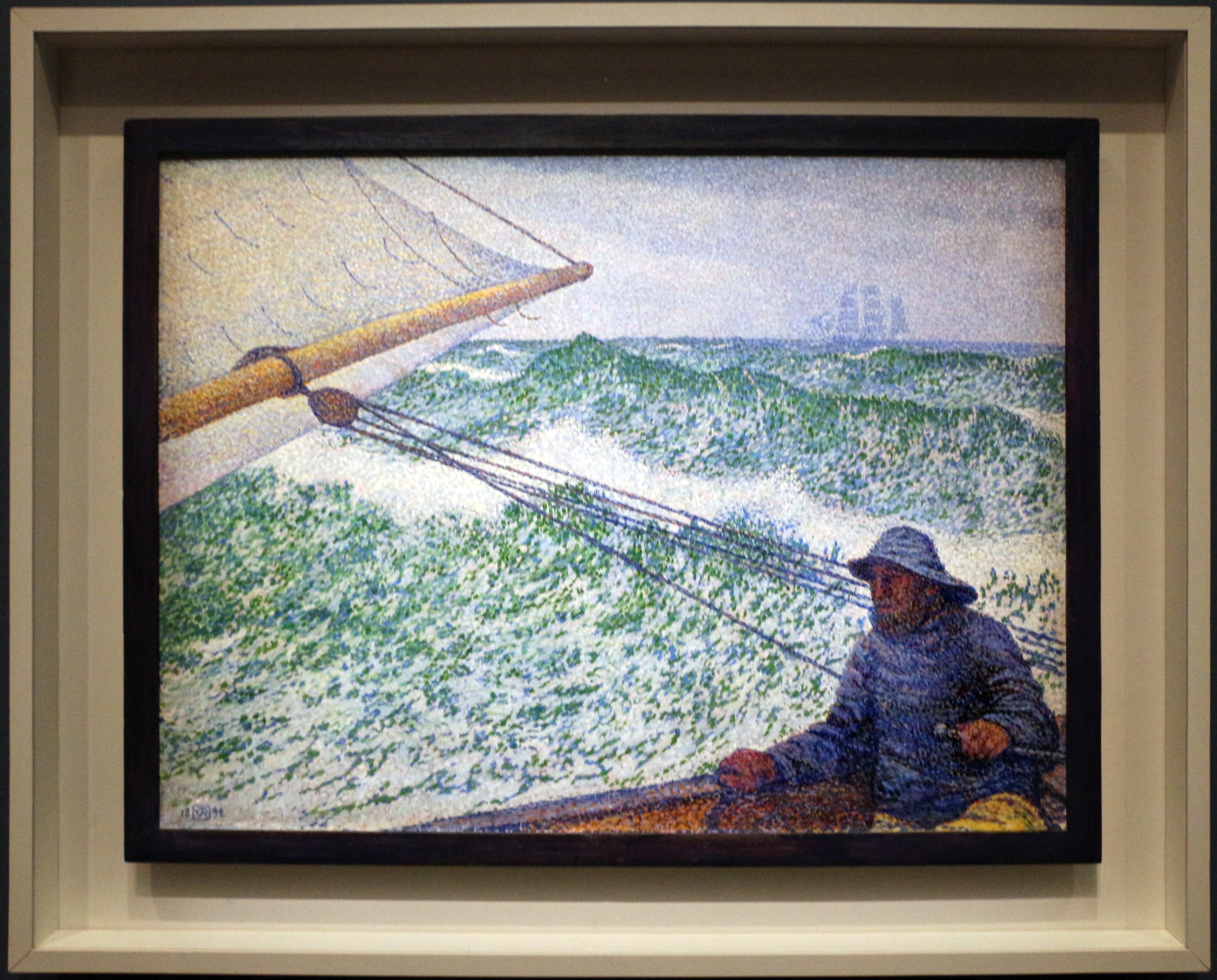 L’Homme à la barre - Théo van Rysselberghe - Alpha Reproduction